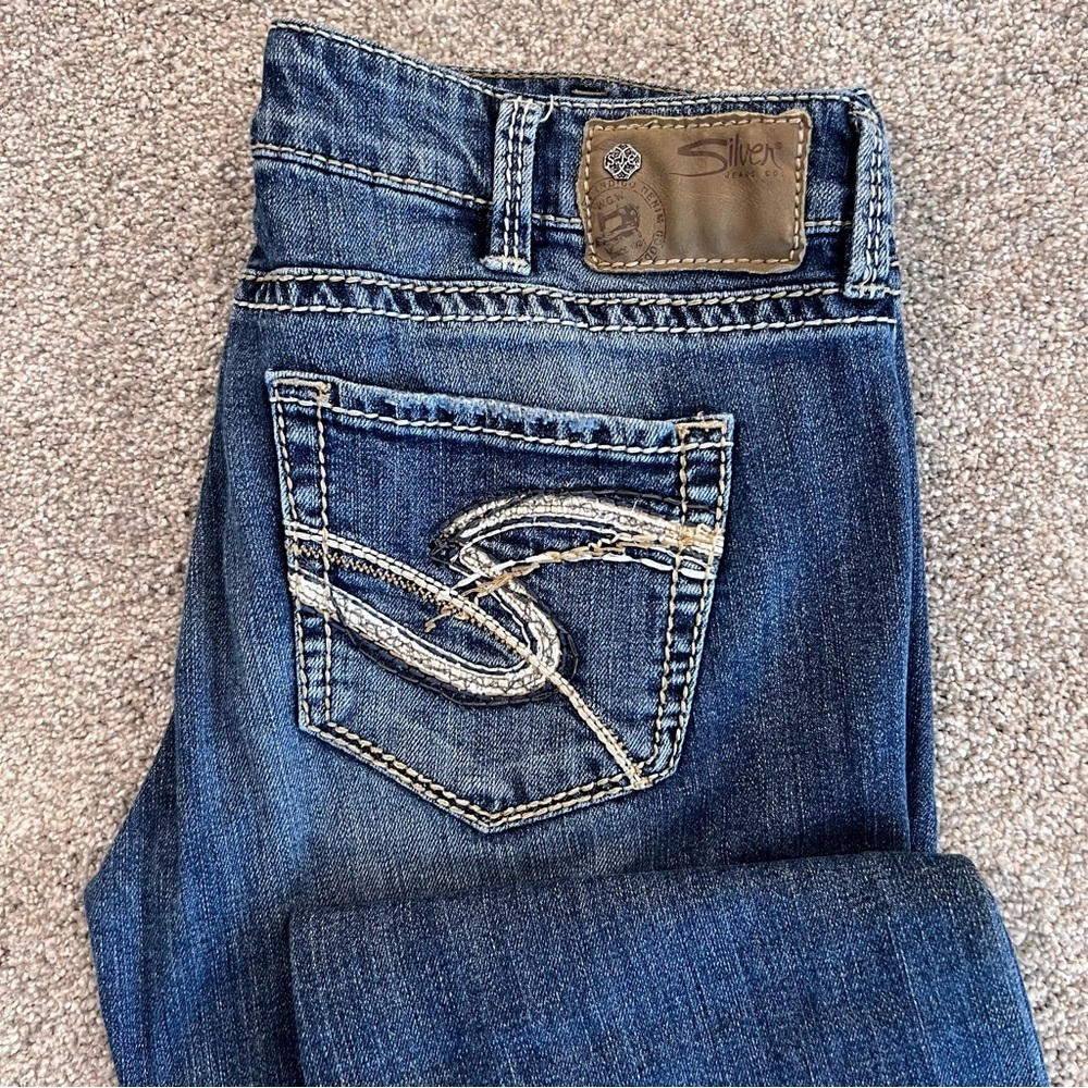 Silver Jeans Co Eden Boot Cut Jean Pants Denim Blue Women’s Size W30 / L32